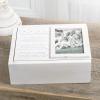 Mud Pie Keepsake Grandma’s Magic Wooden Box, White