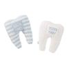 Mud Pie Knit Tooth Pillow, Pink, Small(Blue and White Stripe)