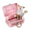 Mud Pie Mini”I’m A Big Sister” Fox Set, Pink, 4.5″ x 3″x 1.5″ , 2 Piece Set