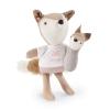 Mud Pie Mini”I’m A Big Sister” Fox Set, Pink, 4.5″ x 3″x 1.5″ , 2 Piece Set