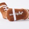 Mud Pie Newborn Baby-Boys Football Socks(Brown)