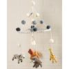 Mud Pie Nursery Crib Farm Animals Mobile, Multicolor(Safari)