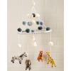 Mud Pie Nursery Crib Farm Animals Mobile, Multicolor(Safari)