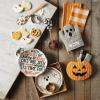 Mud Pie Stoneware Halloween Cookie Plate and Cutter Set 9.5″ diameter