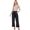Mud Pie Women’s Ballard Leather Pant(Black)