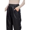 Mud Pie Women’s Ballard Leather Pant(Black)