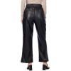 Mud Pie Women’s Ballard Leather Pant(Black)