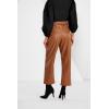 Mud Pie Women’s Ballard Leather Pant(Brown)