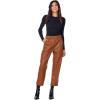Mud Pie Women’s Ballard Leather Pant(Brown)