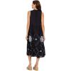 Mud Pie Women’s Bowden Embroidered Midi(Black)