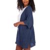 Mud Pie Women’s Brynn Cardigan(Blue)