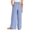 Mud Pie Women’s Emily Smocked Trousers(Black)