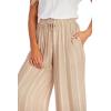 Mud Pie Women’s Emily Smocked Trousers(Brown)