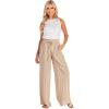 Mud Pie Women’s Emily Smocked Trousers(Brown)