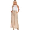 Mud Pie Women’s Emily Smocked Trousers(Brown)