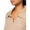 Mud Pie Women’s Fallon Contrast Sweater(Tan)
