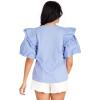 Mud Pie Women’s Franco Top(Blue)