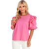 Mud Pie Women’s Franco Top(Pink)