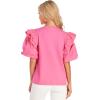 Mud Pie Women’s Franco Top(Pink)