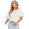 Mud Pie Women’s Franco Top(White)