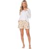 Mud Pie Women’s Golden Retriever Pj Shorts(Golden Retriever)