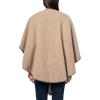 Mud Pie Women’s Hayword Blanket Poncho(Oatmeal)