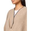 Mud Pie Women’s Hayword Blanket Poncho(Oatmeal)