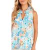 Mud Pie Women’s Jeanette Flounce Top(Blue)