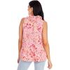 Mud Pie Women’s Jeanette Flounce Top(Pink)