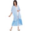 Mud Pie Women’s Lorena Kimono(Blue)