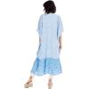Mud Pie Women’s Lorena Kimono(Blue)