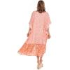 Mud Pie Women’s Lorena Kimono(Peach)
