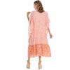Mud Pie Women’s Lorena Kimono(Peach)
