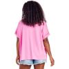 Mud Pie Women’s Nate Patch Tee(Pink)