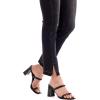 Mud Pie Women’s Nico Release Hem Jeans(Black)