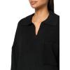 Mud Pie Women’s Noa Collared Sweater(Black)