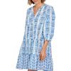 Mud Pie Women’s Pace Tunic Dress(Blue)