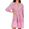 Mud Pie Women’s Pace Tunic Dress(Pink)