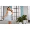 Mud Pie Women’s Susie Flounce Skirt(Blue)