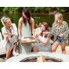 Mud Pie Women’s Susie Flounce Skirt(Cream)