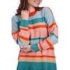 Mud Pie Women’s Sylas Striped Sweater(Blue)