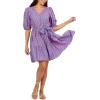 Mud Pie Womens Women’s Audra V-Neck Dress(Blush)