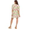 Mud Pie Womens Women’s Audra V-Neck Dress(White)