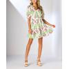 Mud Pie Womens Women’s Audra V-Neck Dress(White)