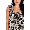 Mud Pie Womens Women’s Charlie Ruffle Top(Black)