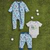 Mud Pie baby-boys Baby Boys Golf Footed SleeperMud Pie Baby Boys Golf Footed Sleeper(Blue Golf)