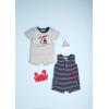 Mud Pie baby-boys Boys Shortall(Sailboat)