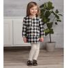 Mud Pie baby-girls Black Check Tunic Legging(Black)