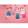 Mud Pie baby-girls Kids Check Longall(Chambray)