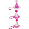 Mud Pie baby-girls Kids Musical Birthday Hat(Hot Pink Glitte)